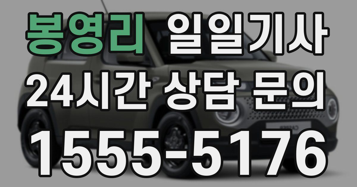 일일대리기사
