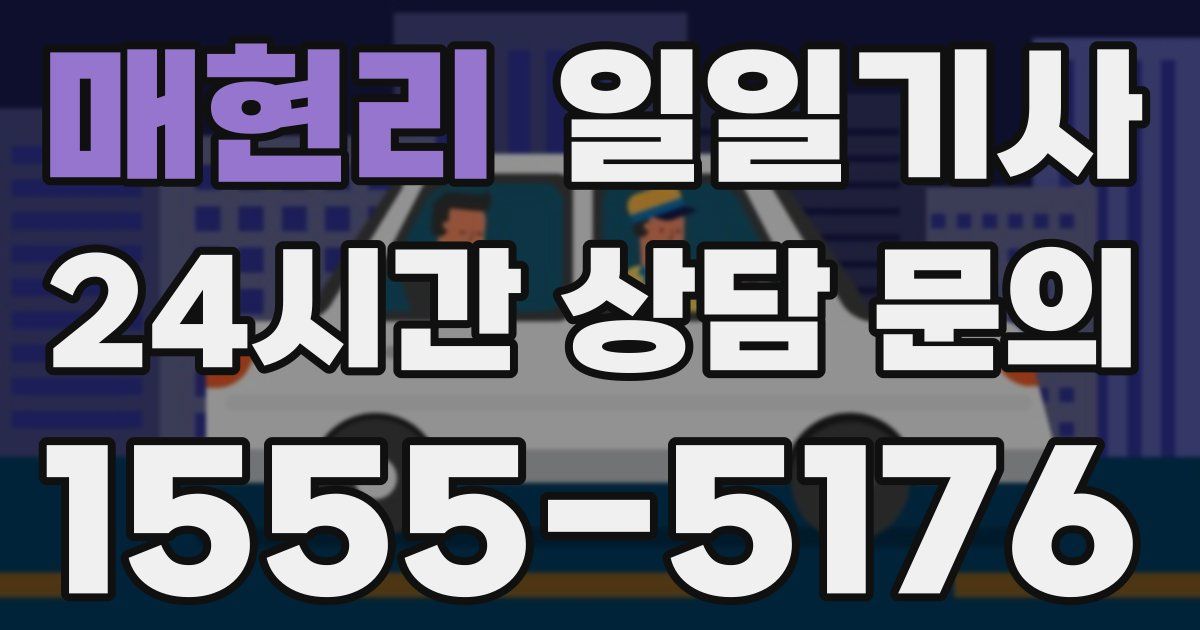 일일대리기사