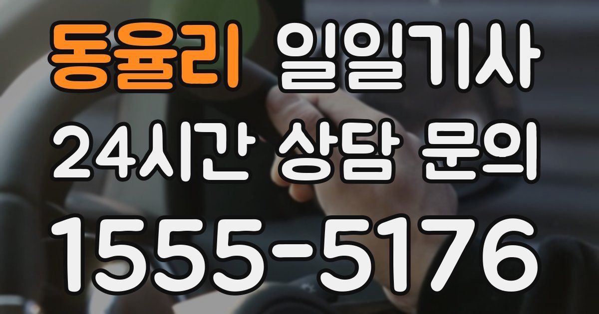 일일대리기사
