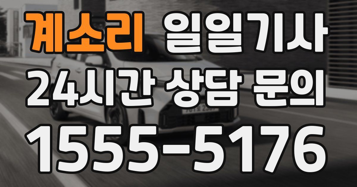 일일대리기사
