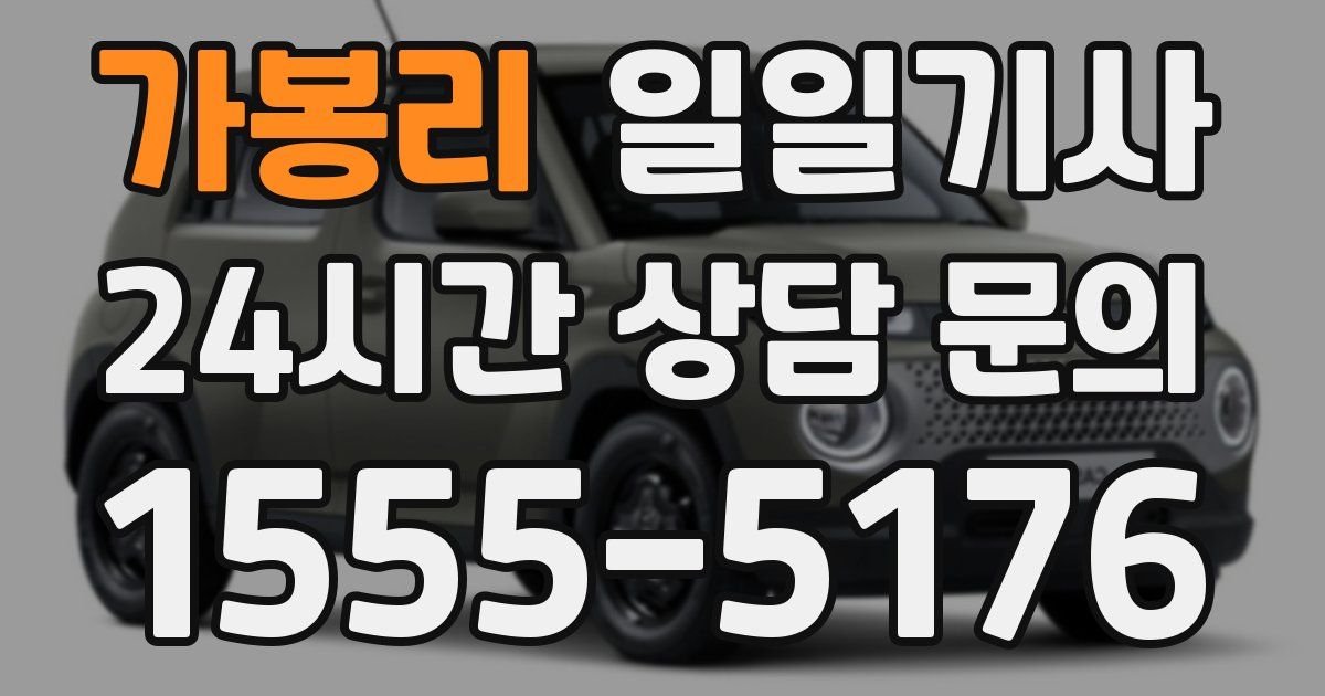일일대리기사