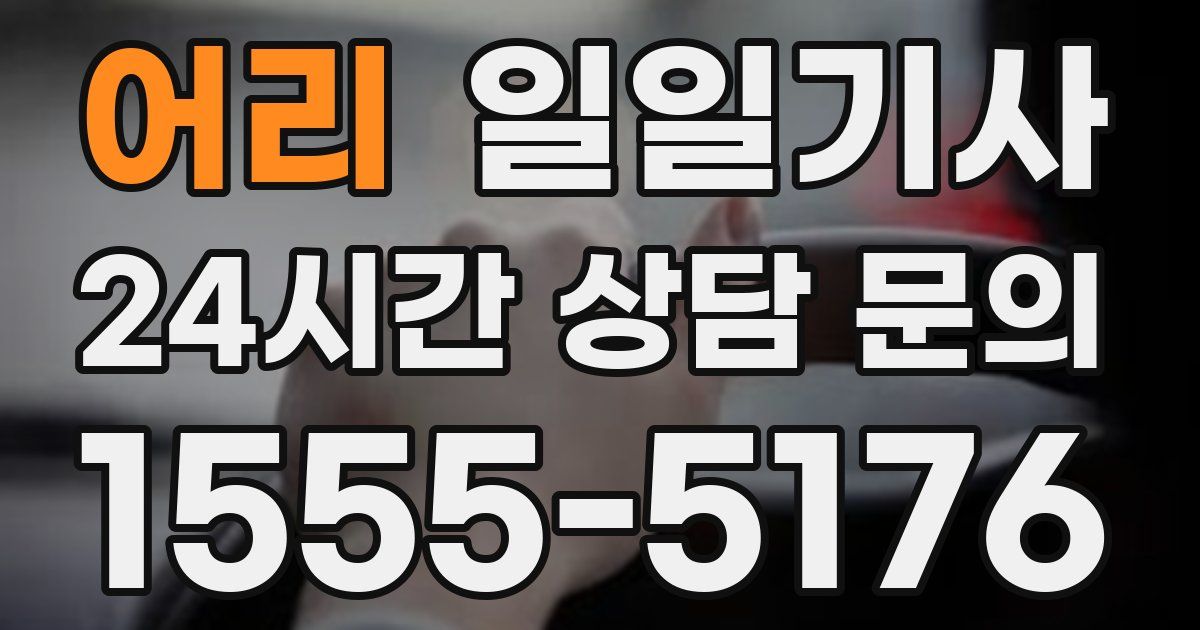 일일대리기사
