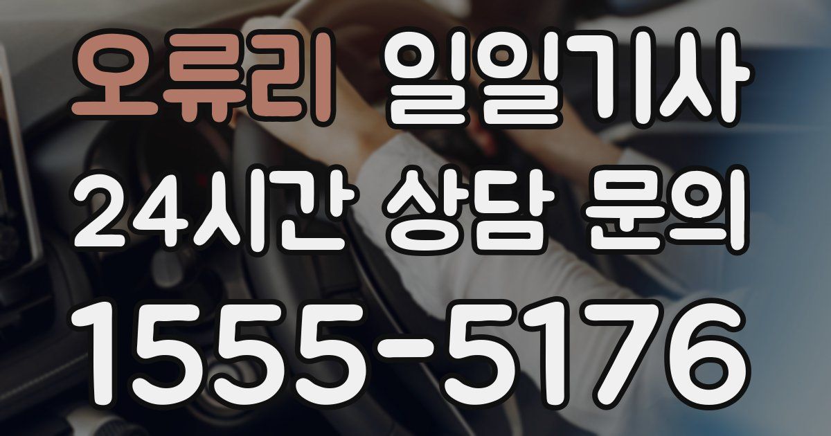 일일대리기사