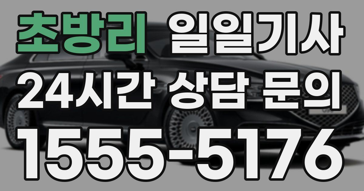 일일대리기사