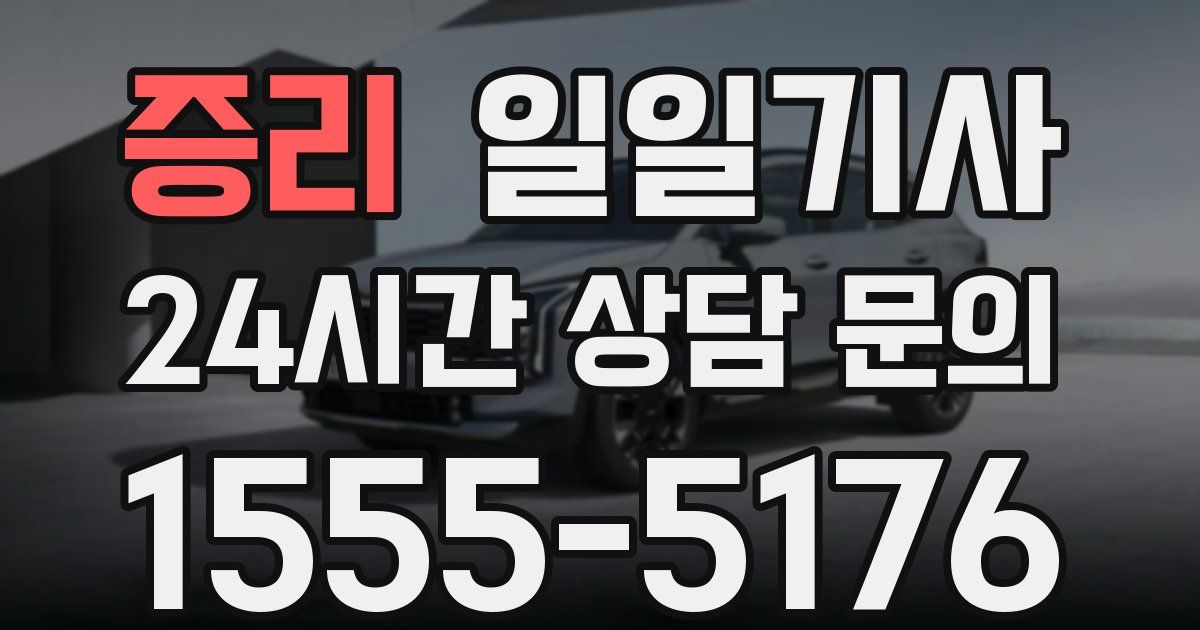 일일대리기사