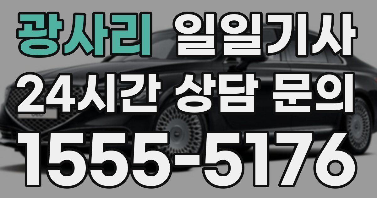 일일대리기사