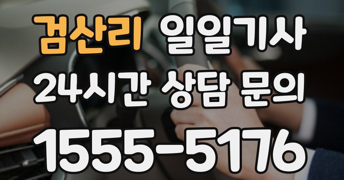 일일대리기사