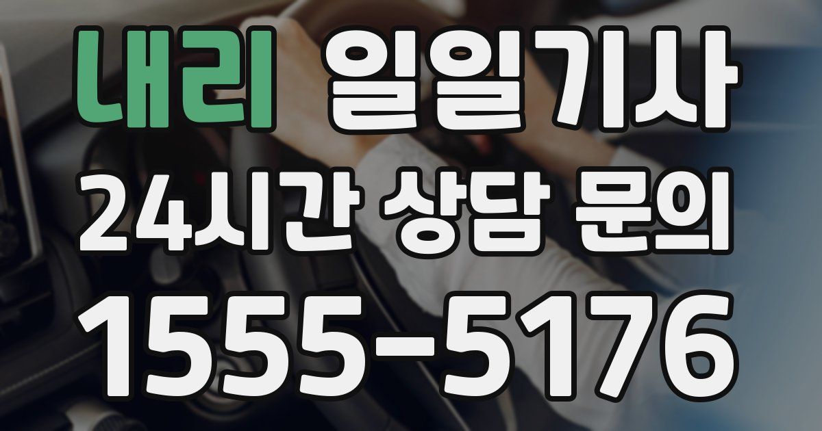 일일대리기사