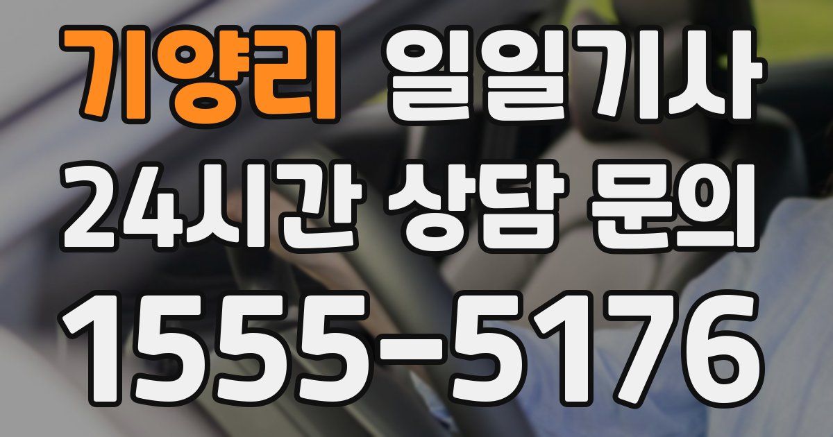 일일대리기사