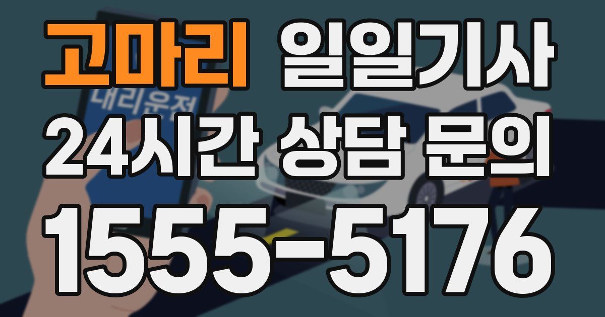 일일대리기사