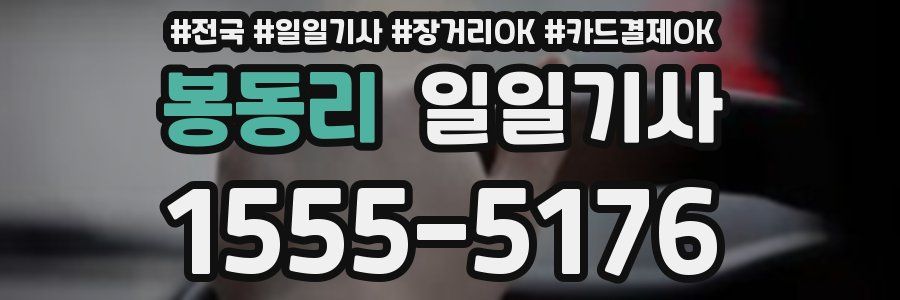 봉동리 일일기사