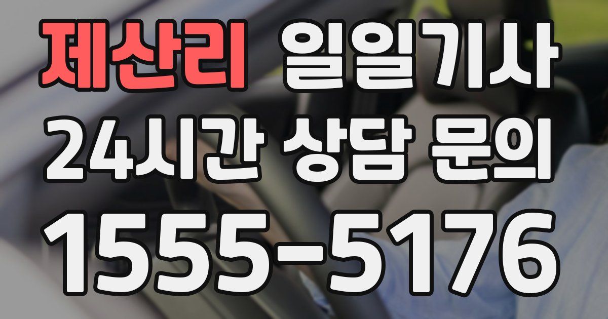 일일대리기사