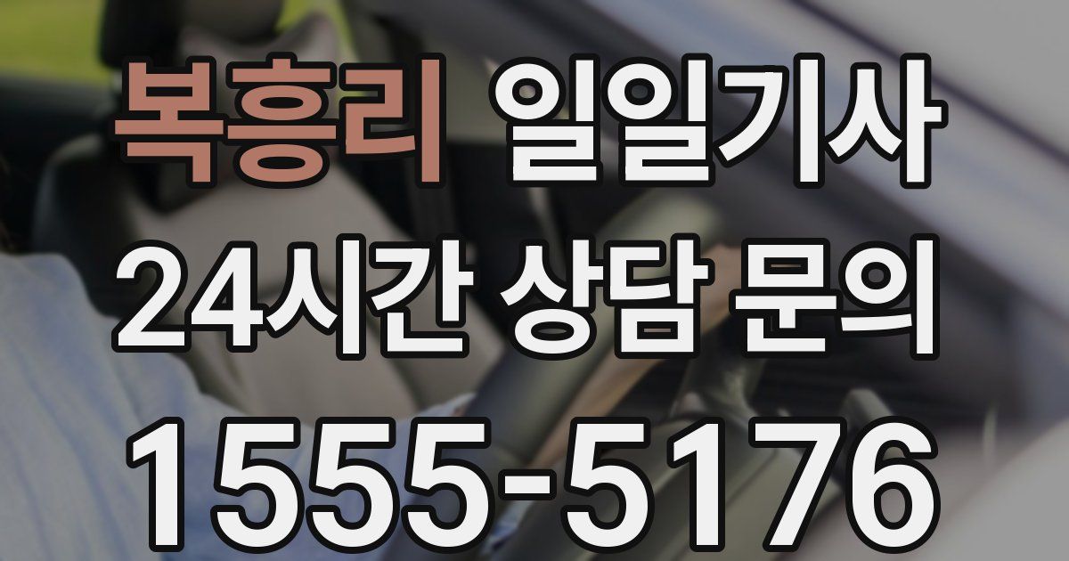 일일대리기사