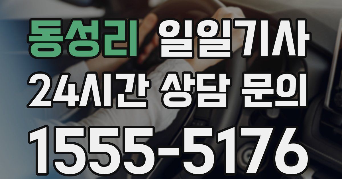 일일대리기사