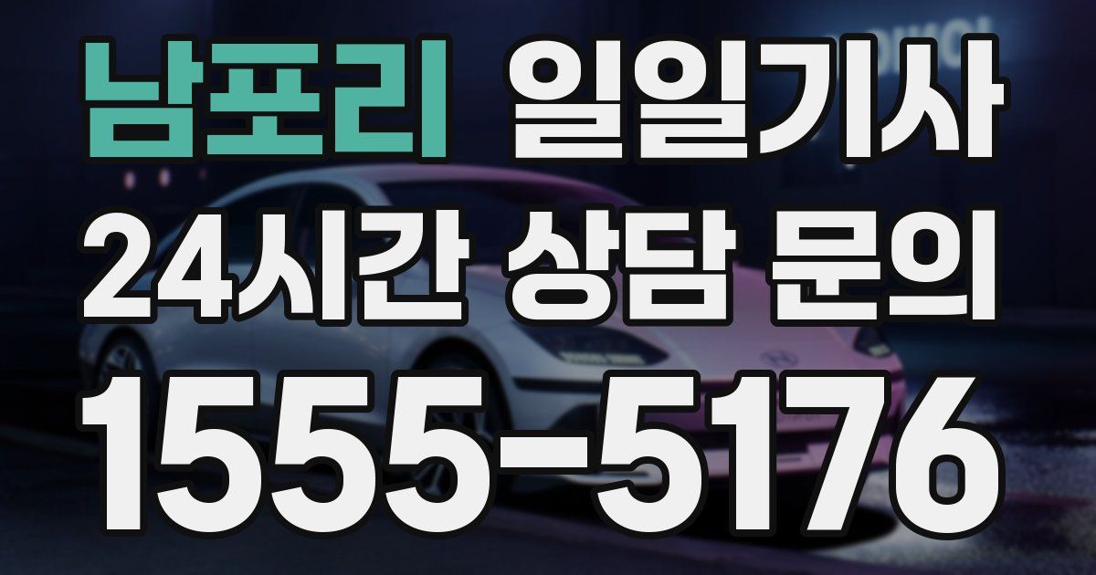 일일대리기사