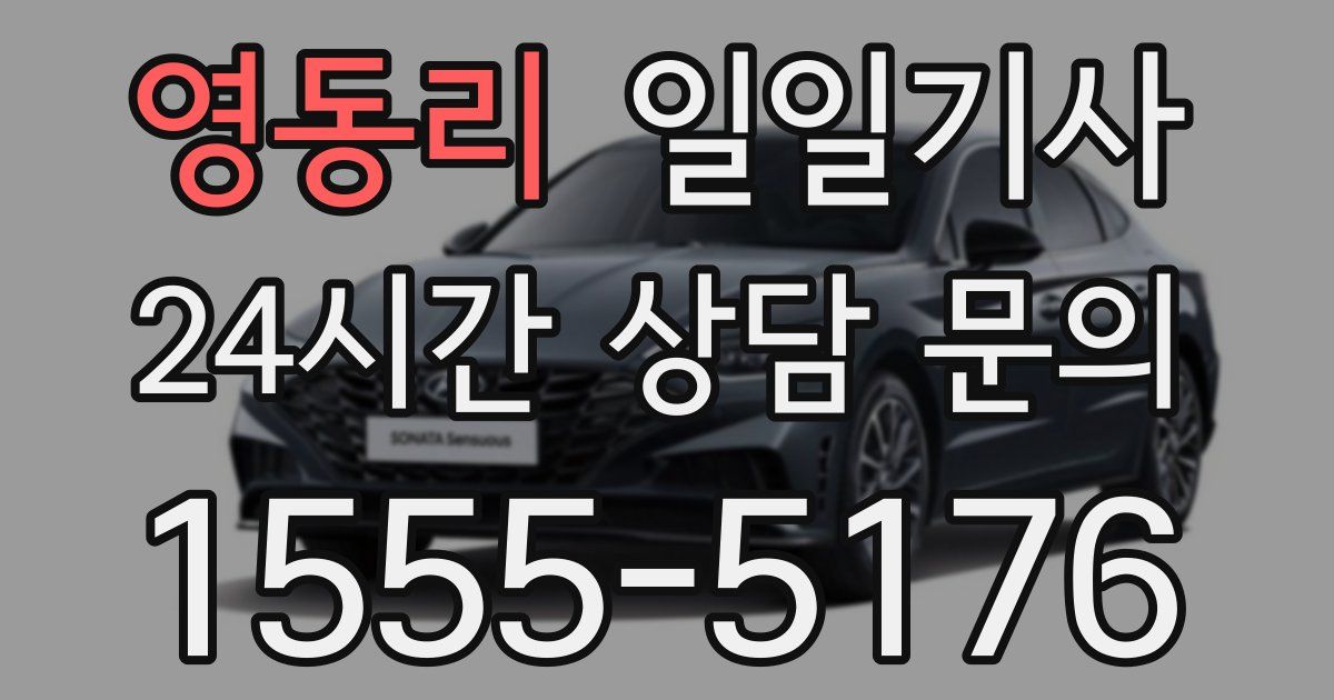 일일대리기사