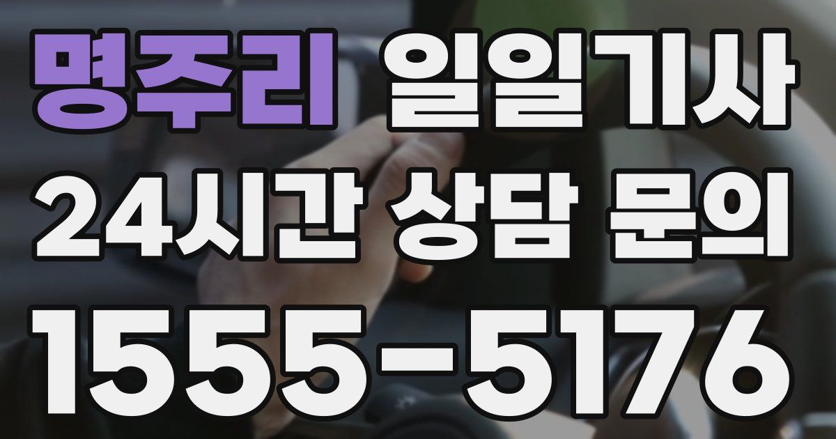 일일대리기사