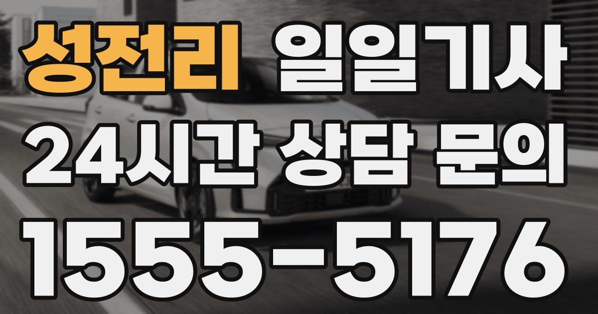 일일대리기사