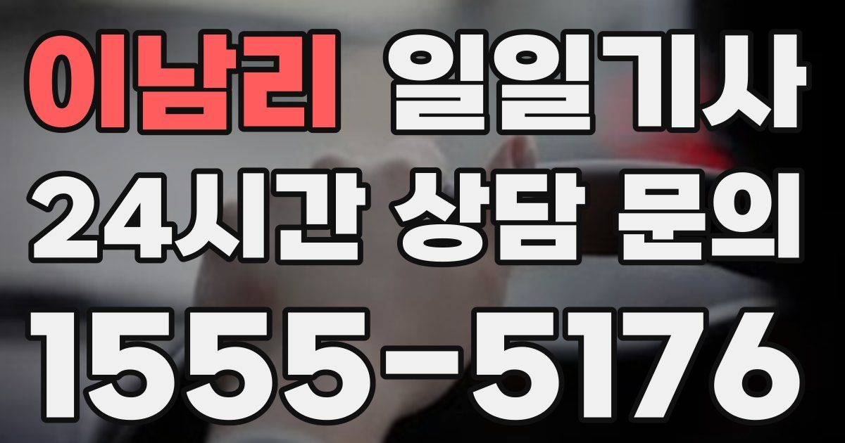 일일대리기사