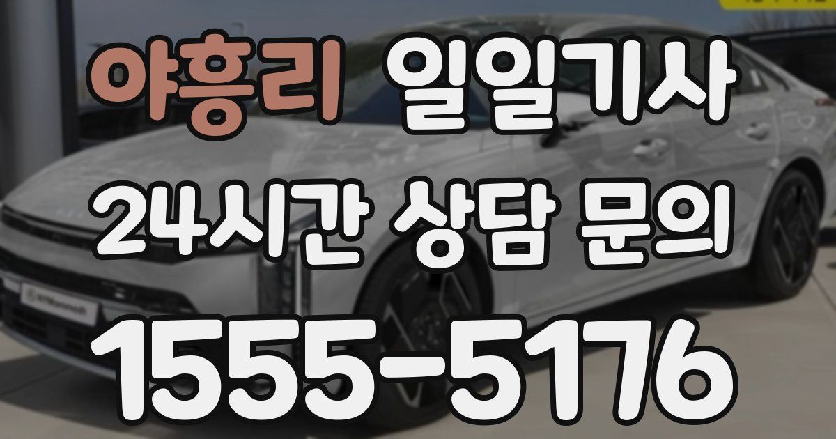 일일대리기사