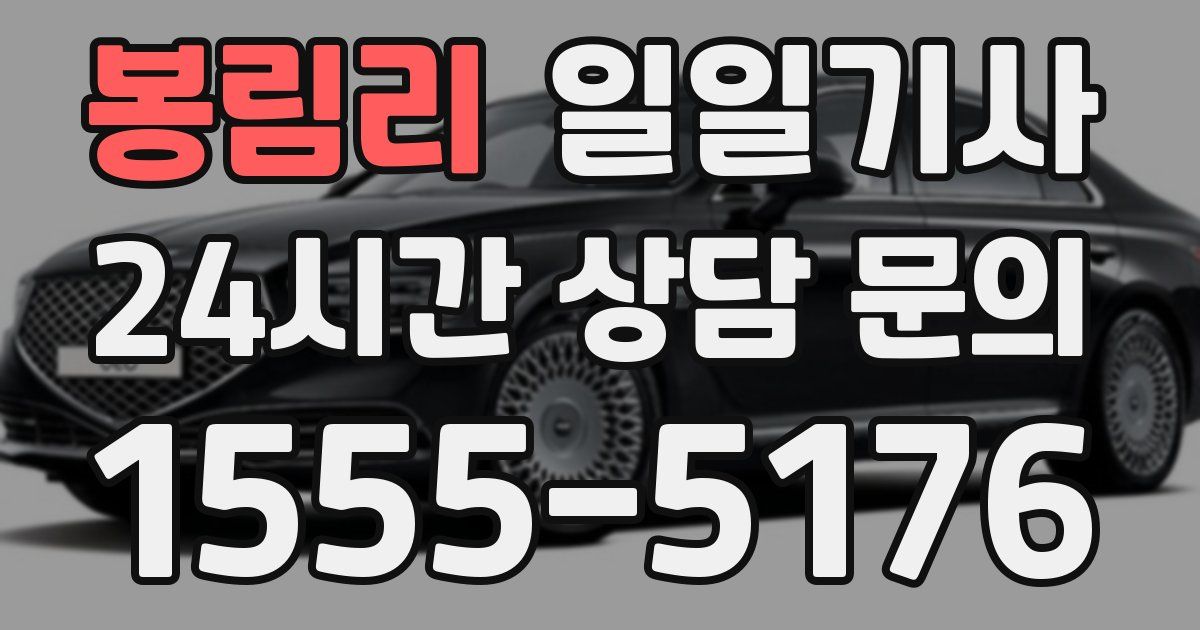 일일대리기사