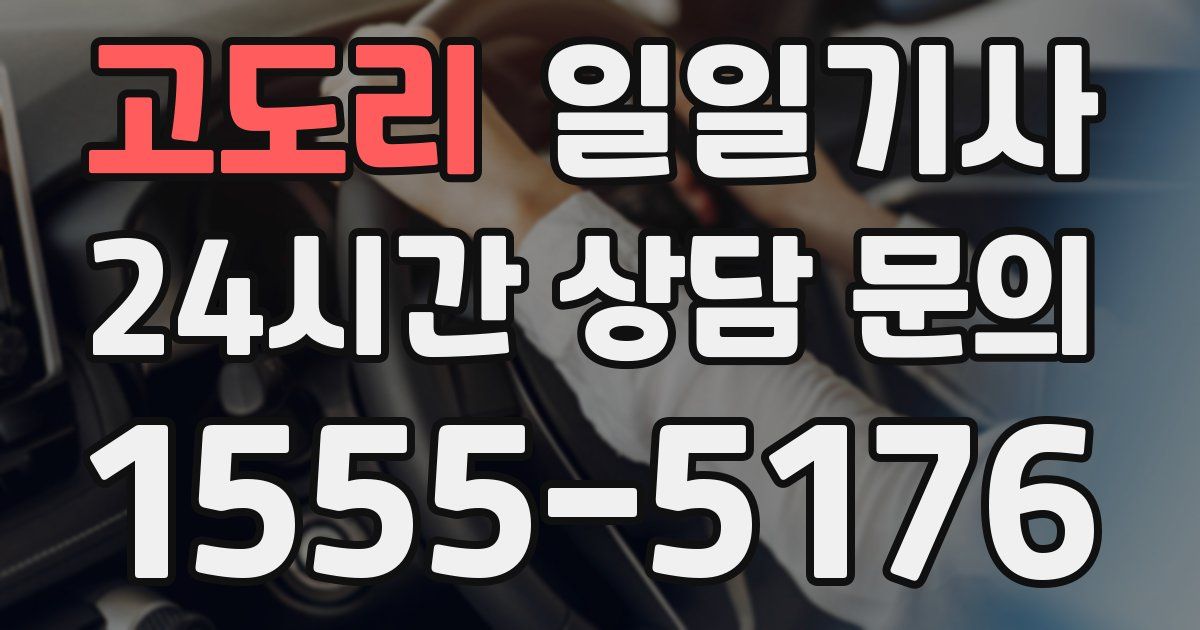 일일대리기사