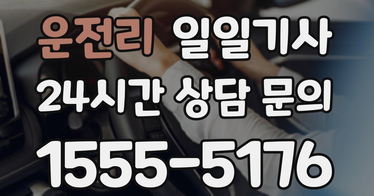 일일대리기사