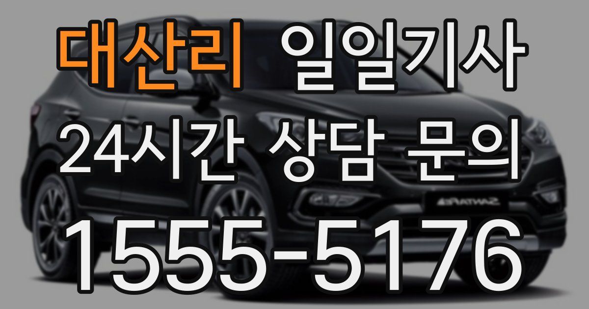 일일대리기사
