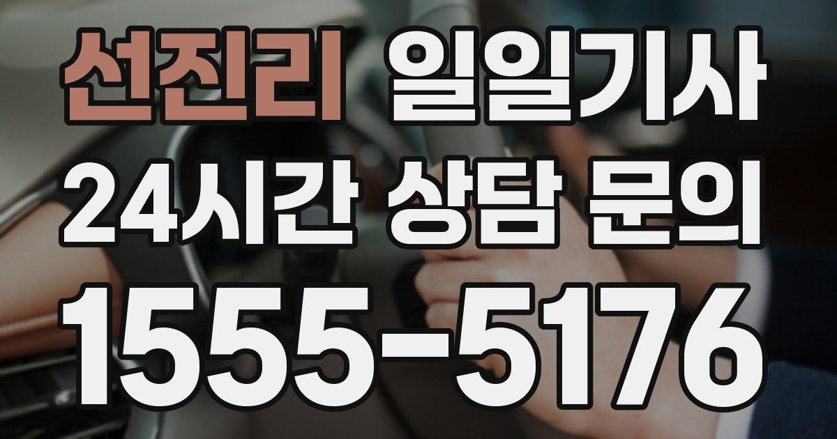 일일대리기사