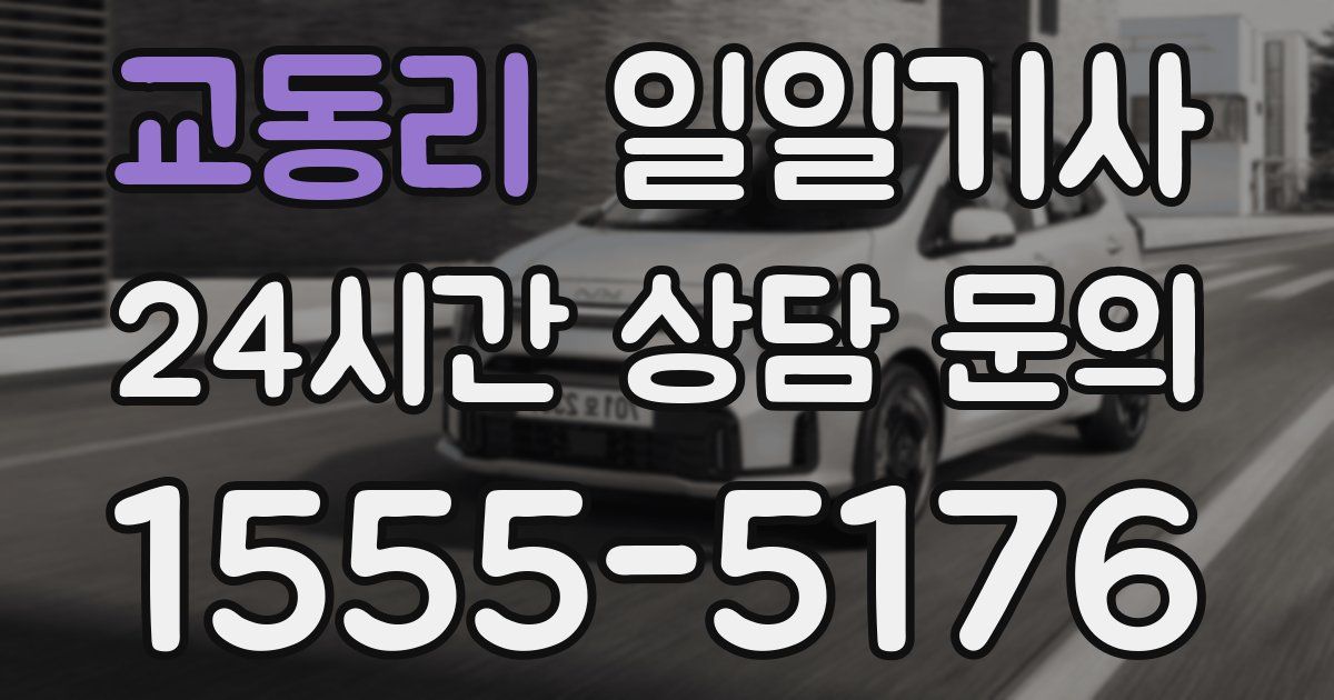 일일대리기사