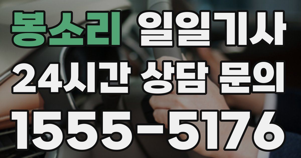일일대리기사