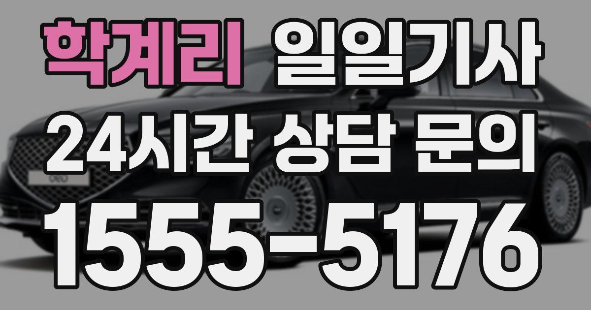 일일대리기사