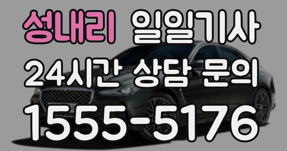 일일대리기사