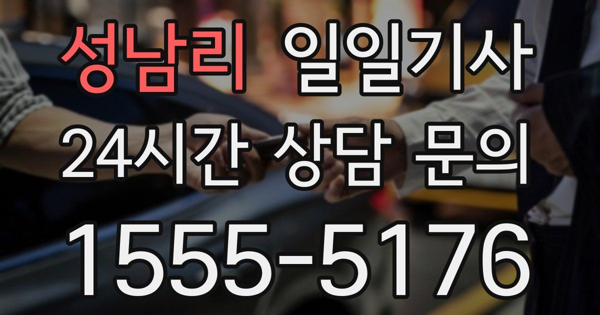 일일대리기사