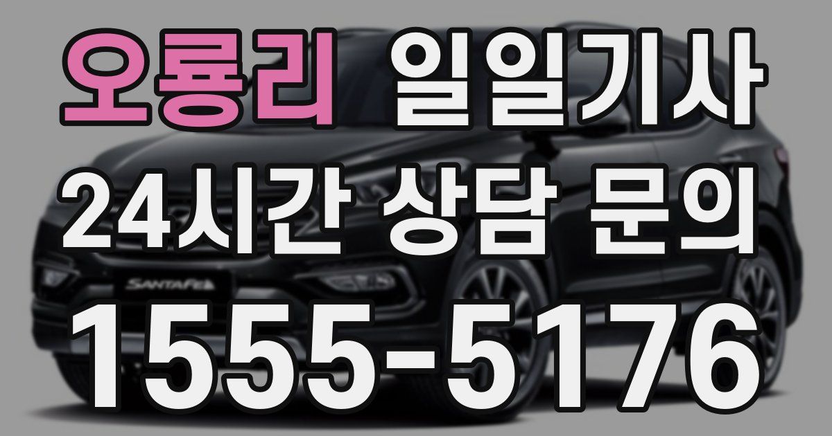 일일대리기사