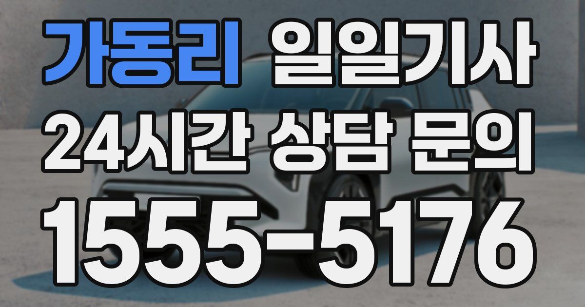 일일대리기사