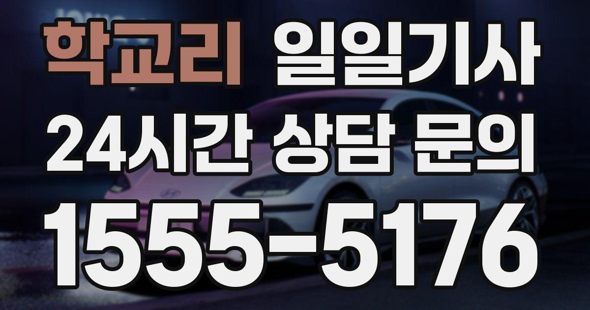 일일대리기사