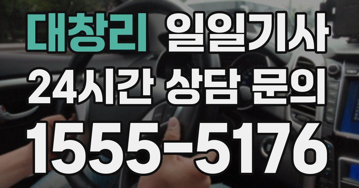 일일대리기사