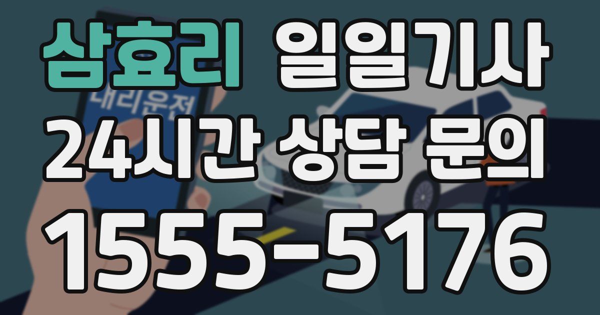 일일대리기사