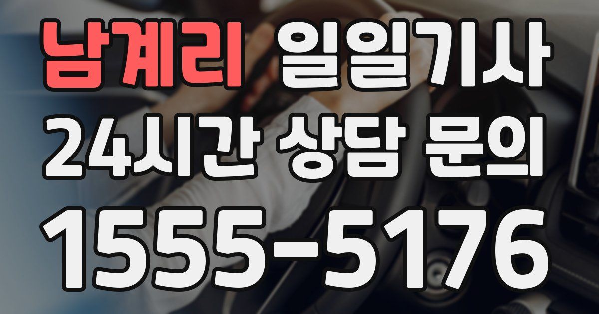 일일대리기사