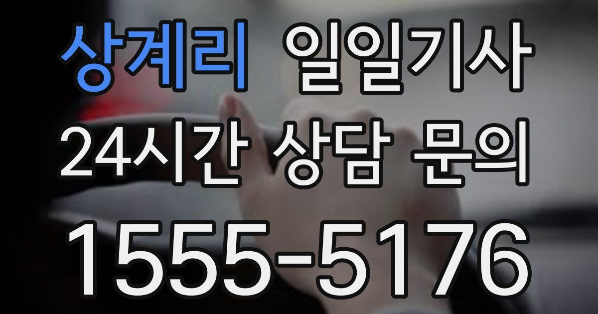 일일대리기사