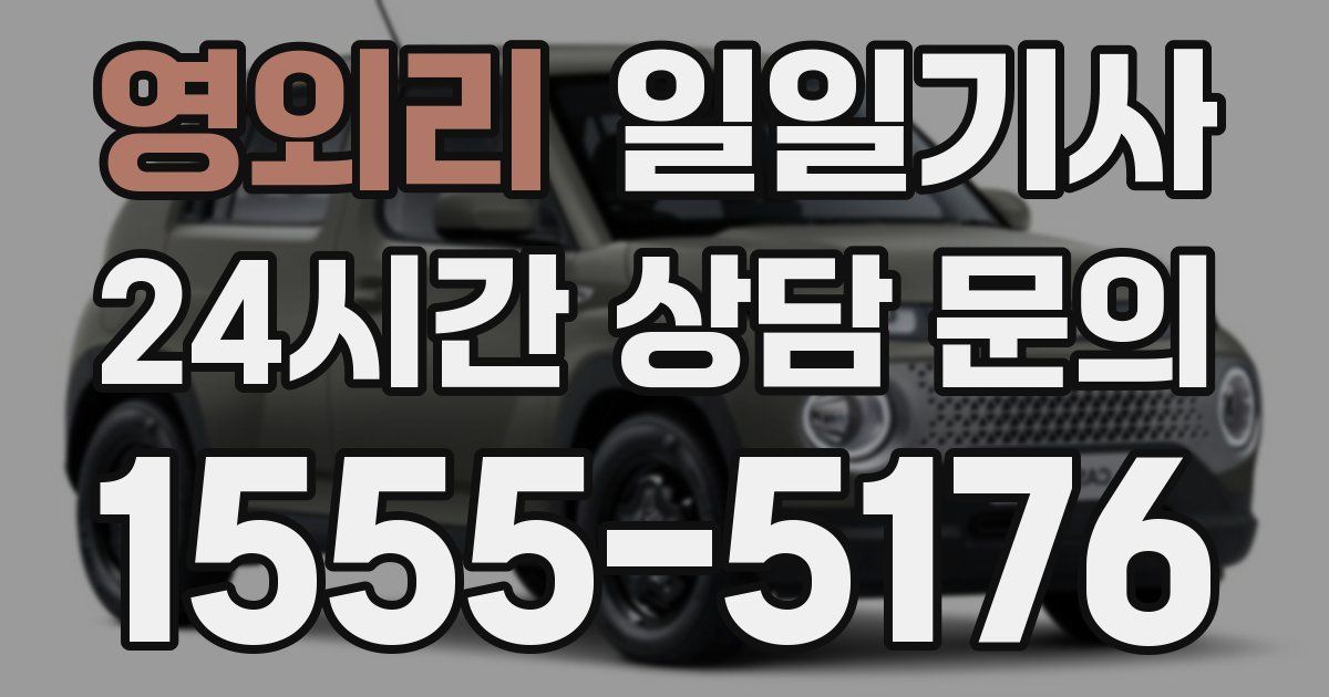 일일대리기사