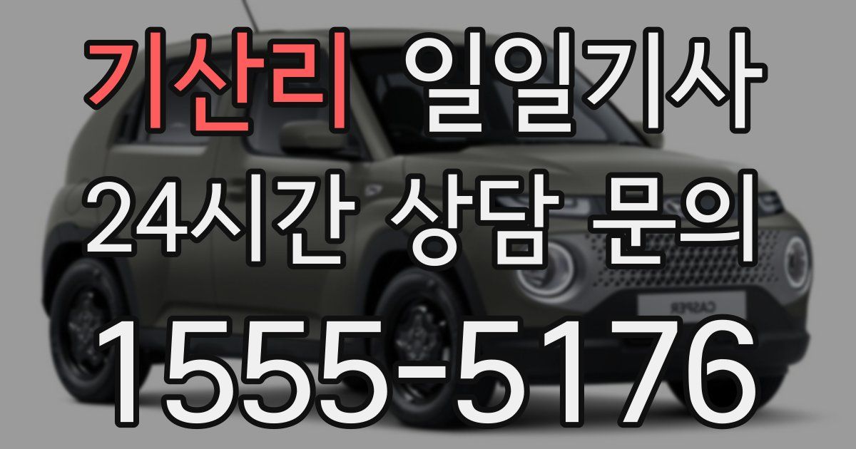 일일대리기사