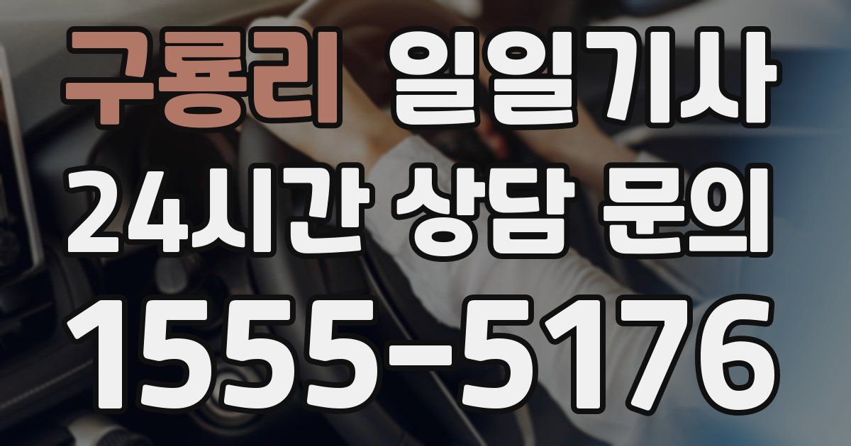 일일대리기사