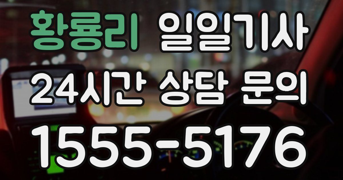 일일대리기사
