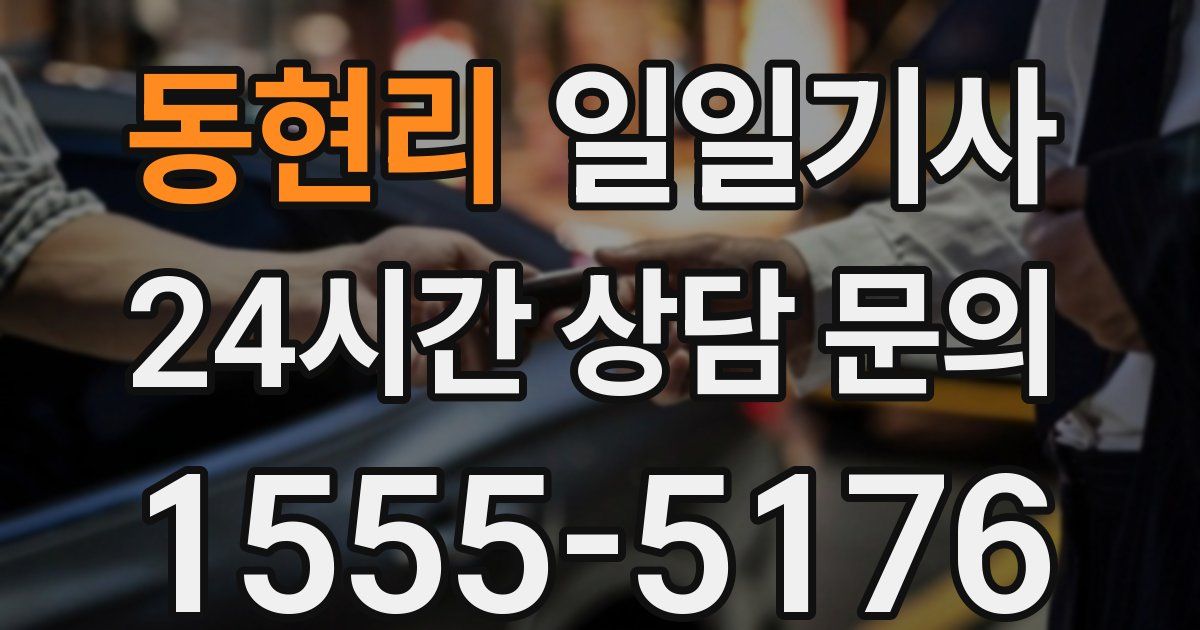 일일대리기사