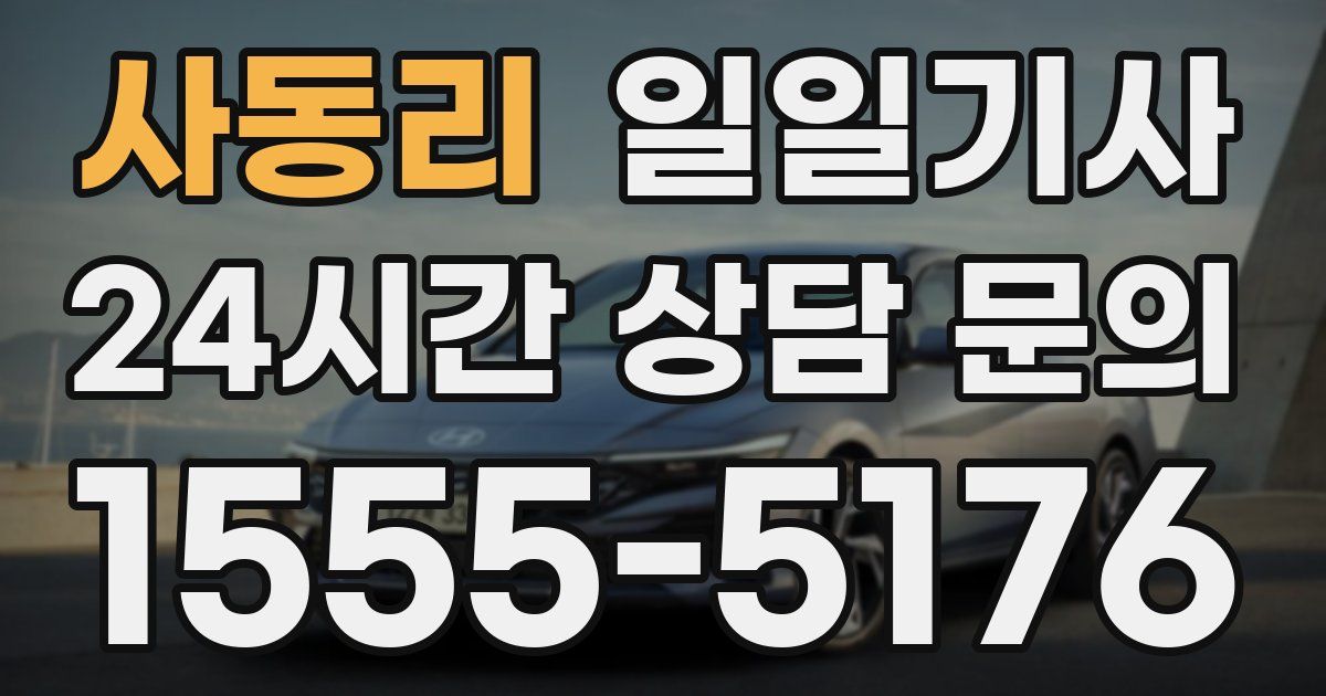 일일대리기사