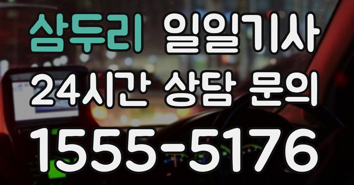 일일대리기사