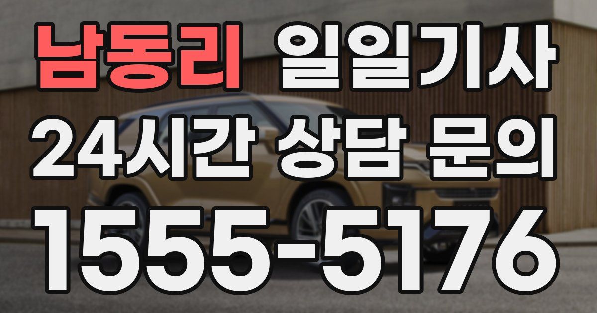 일일대리기사