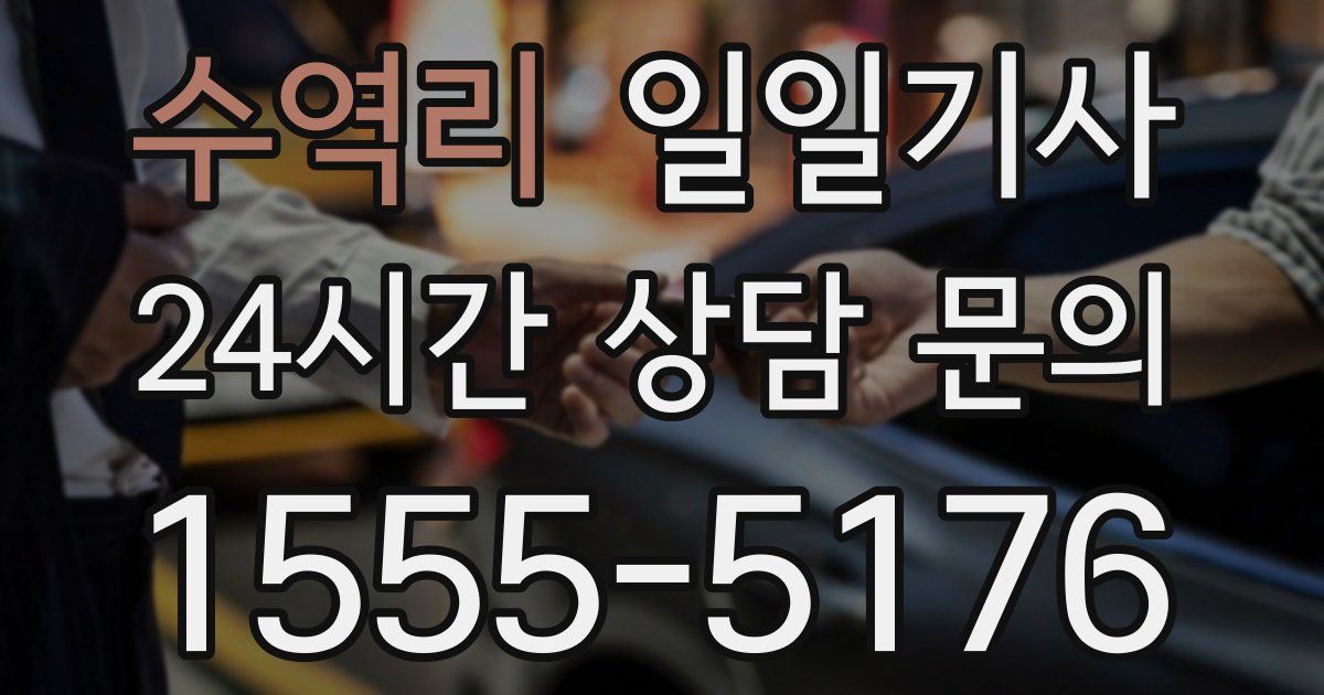 일일대리기사